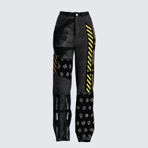 Jacko Printed Patchwork Pants